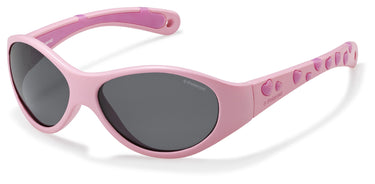 Girls Polaroid Eyeglasses: P0401 - Rose - SpecSMART Eye Clinic (Diagonal View)